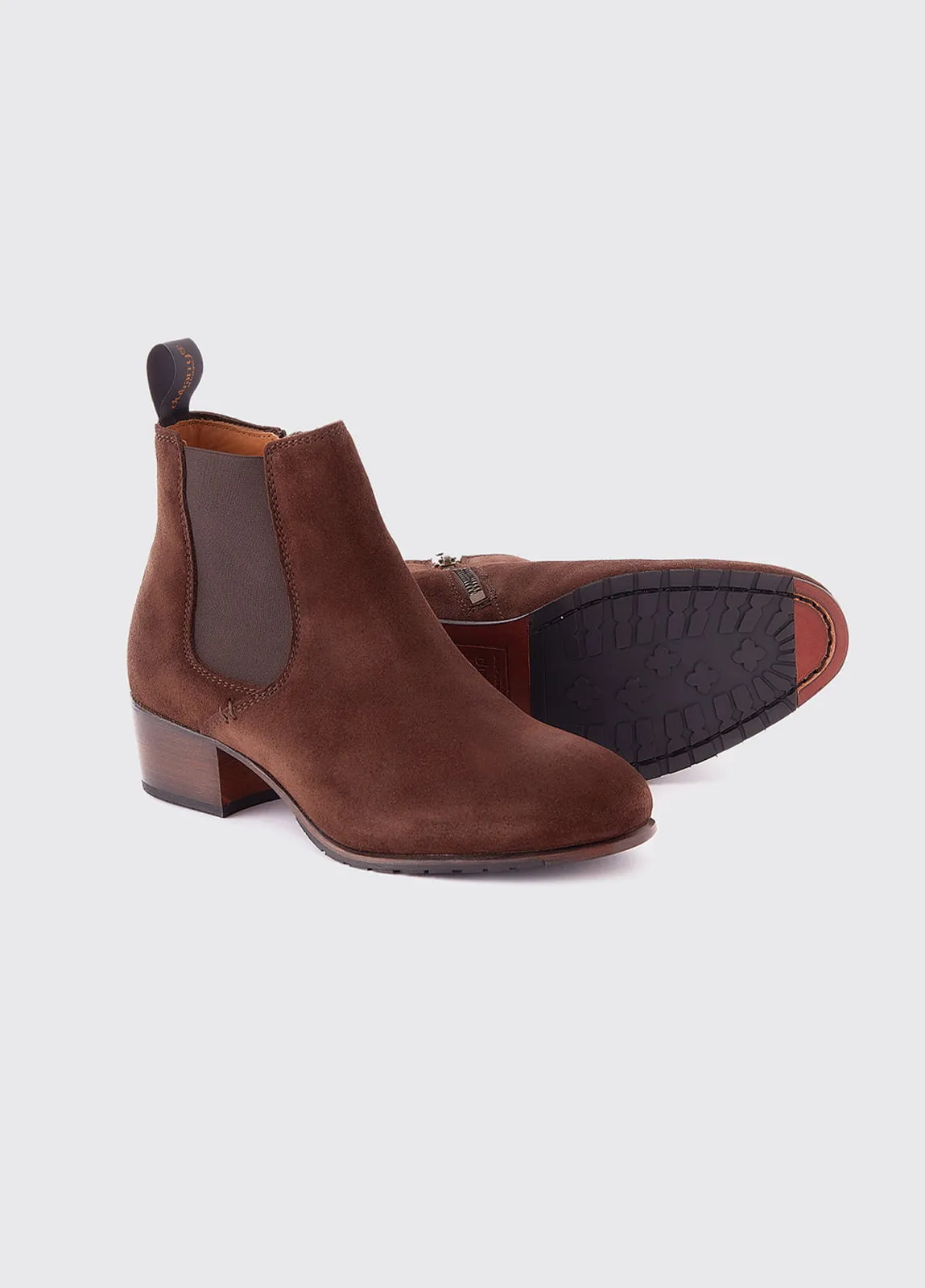 Dubarry Bray Chelsea Boot - Cigar Suede - Gillanders.ie Town & Country Clothing