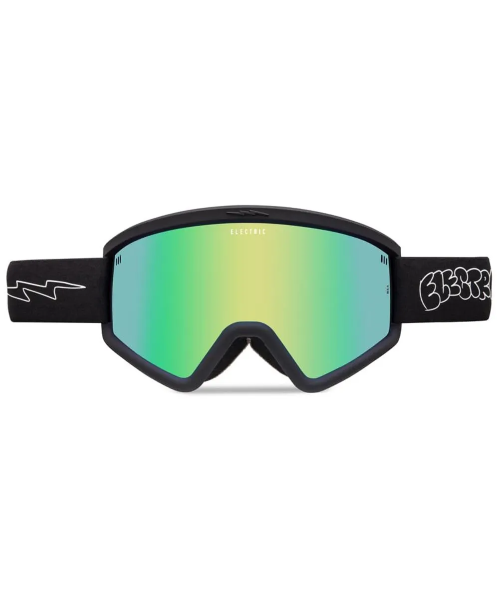 Electric Hex Unisex Snow Goggles - Green Chrome Lens