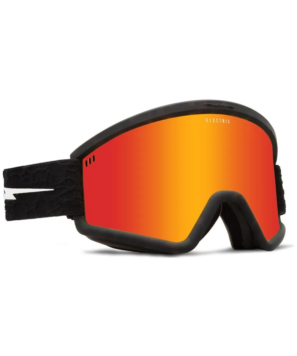 Electric Hex Unisex Snow Goggles - Red Chrome Lens