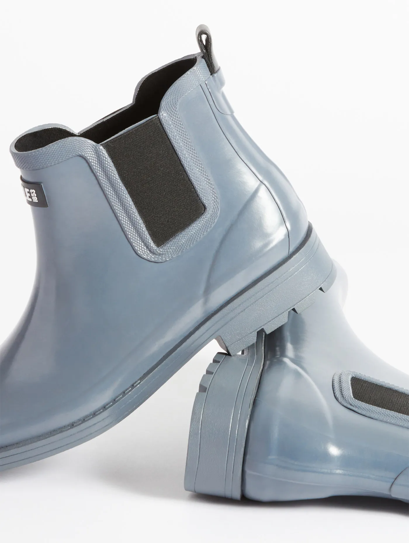 Equestrian-inspired ankle rain boot