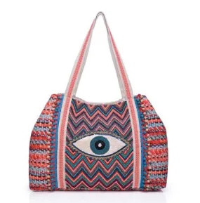 Evil Eye Tote Shoulder Handbag