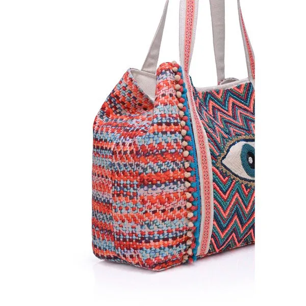 Evil Eye Tote Shoulder Handbag