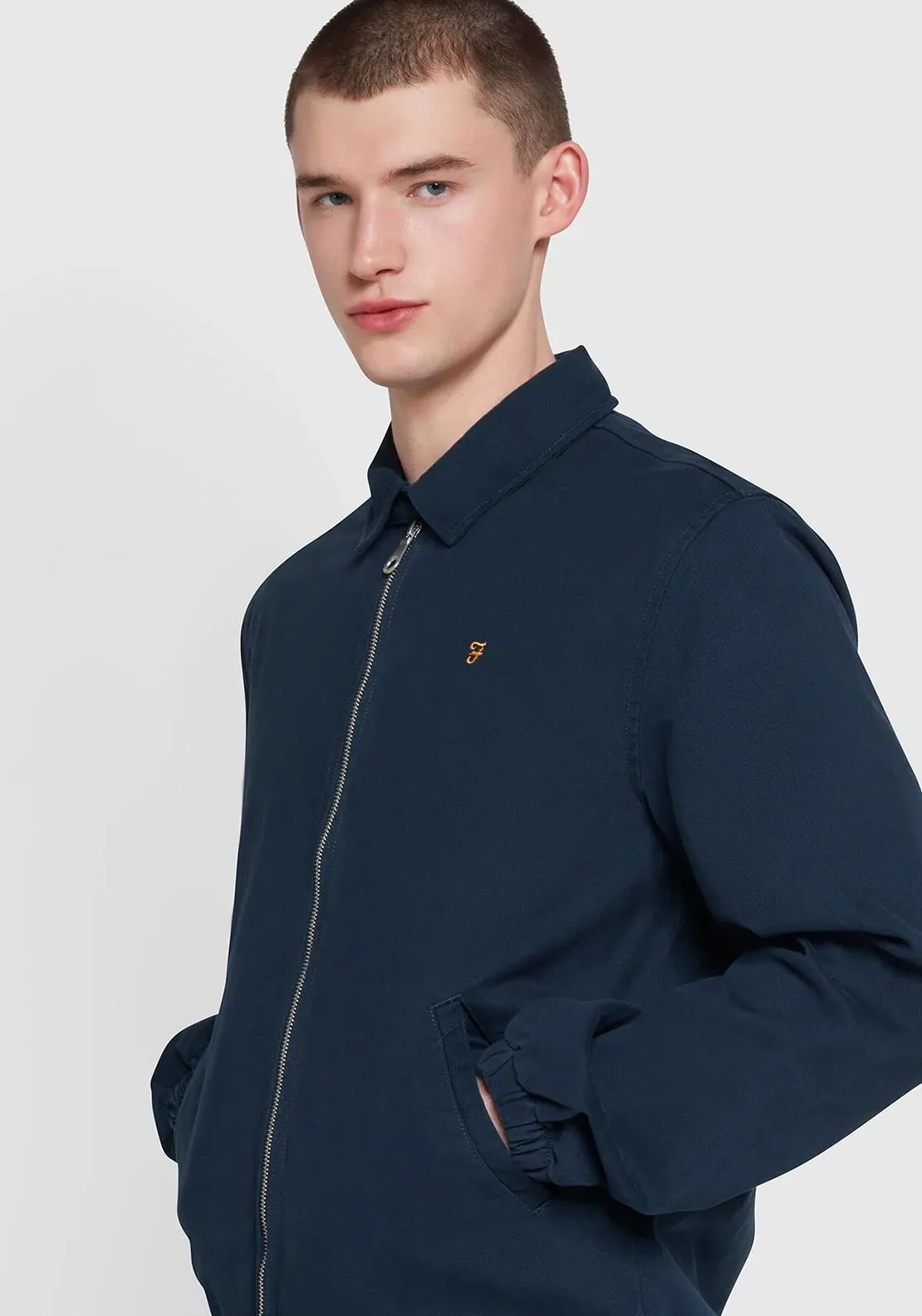 Farah Cane Harrington Jacket, True Navy