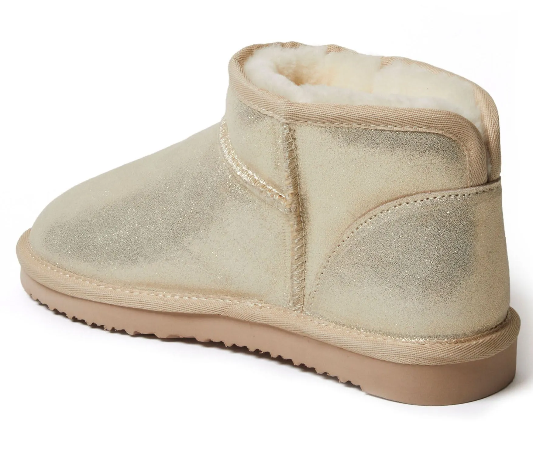 Fireside by Dearfoams Women's Shearling Mini Ankle Boot