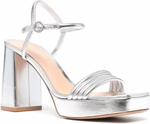 Gianvito Rossi Lena 70mm platform sandals Grey