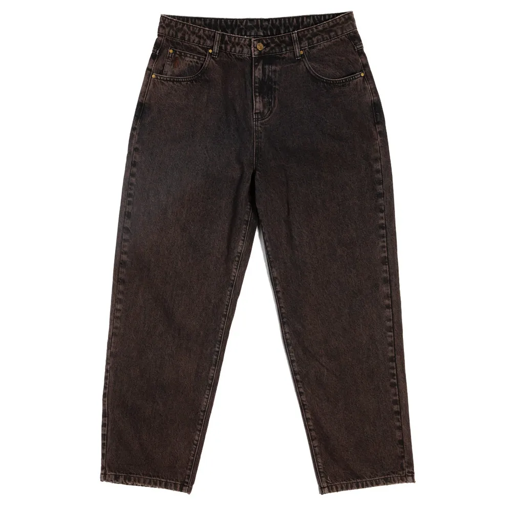 Girl Washed Jeans Brown