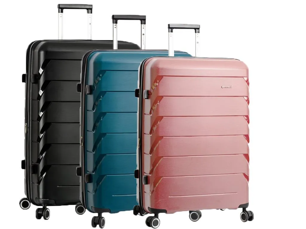 Hard Shell Cabin 55 x 38 x 21.5 cm Suitcase Suitable for Easyjet, Ryanair