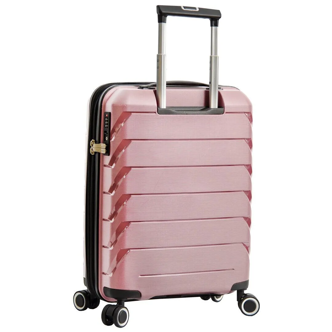 Hard Shell Cabin 55 x 38 x 21.5 cm Suitcase Suitable for Easyjet, Ryanair