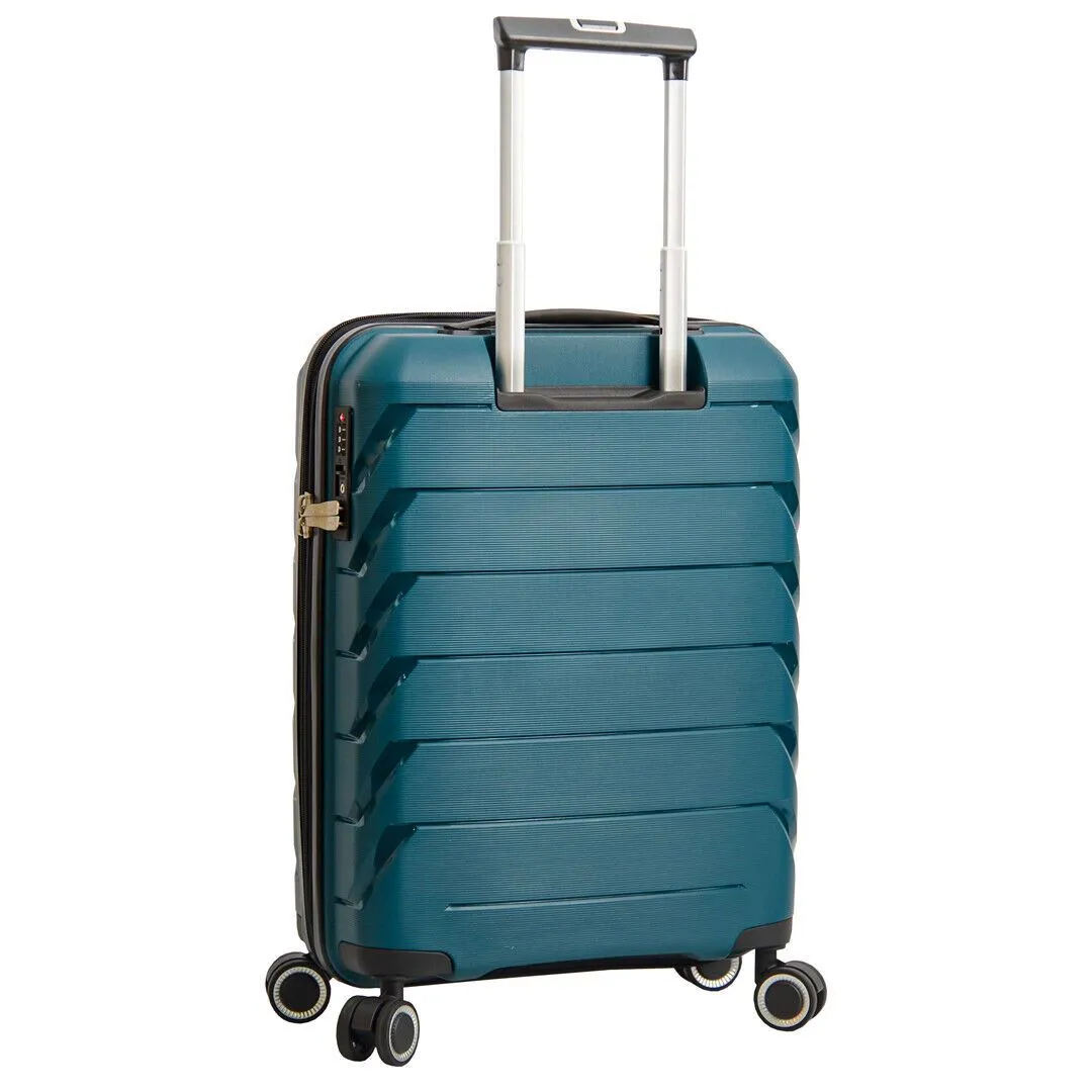 Hard Shell Cabin 55 x 38 x 21.5 cm Suitcase Suitable for Easyjet, Ryanair