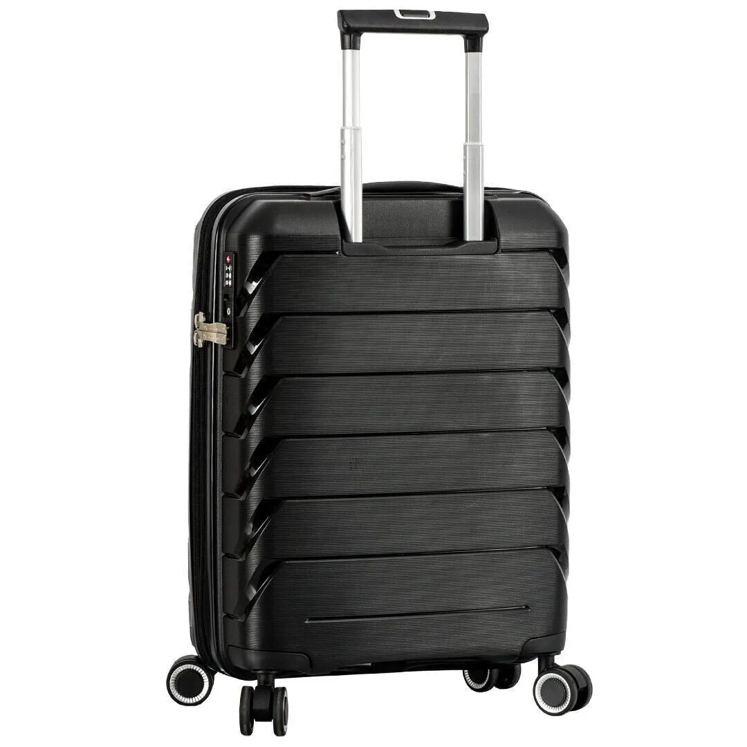 Hard Shell Cabin 55 x 38 x 21.5 cm Suitcase Suitable for Easyjet, Ryanair