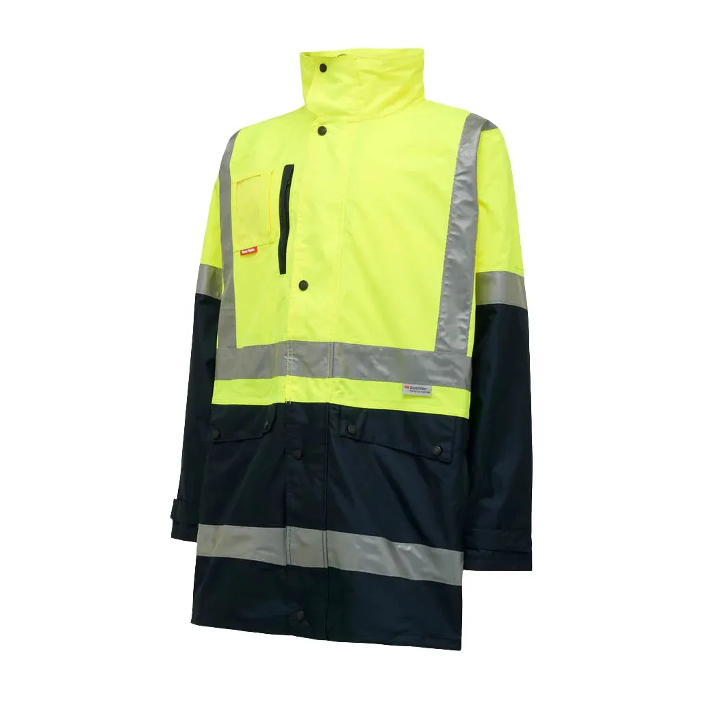 Hard Yakka Hi-Vis 4-In-1 Taped Wet Weather Jacket (Y06057)-