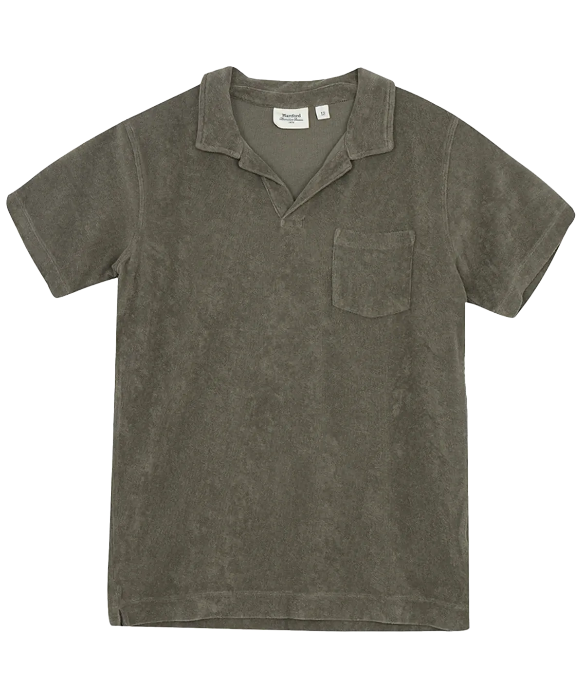 Hartford Bouclette Polo in Military