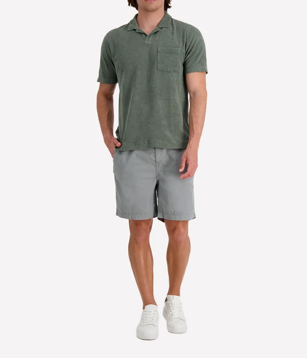 Hartford Bouclette Polo in Military