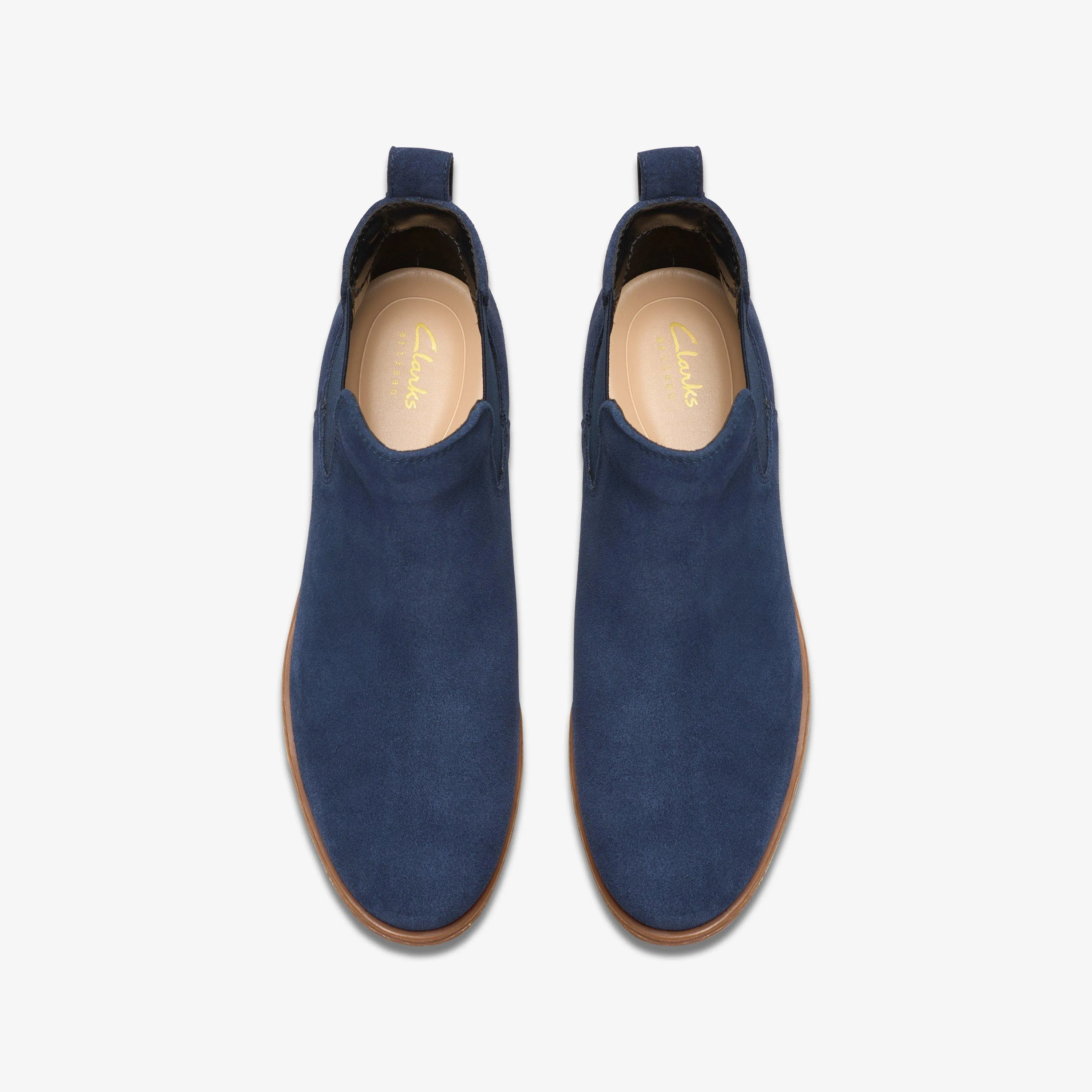 Havisham Top Ankle Boot Navy Suede