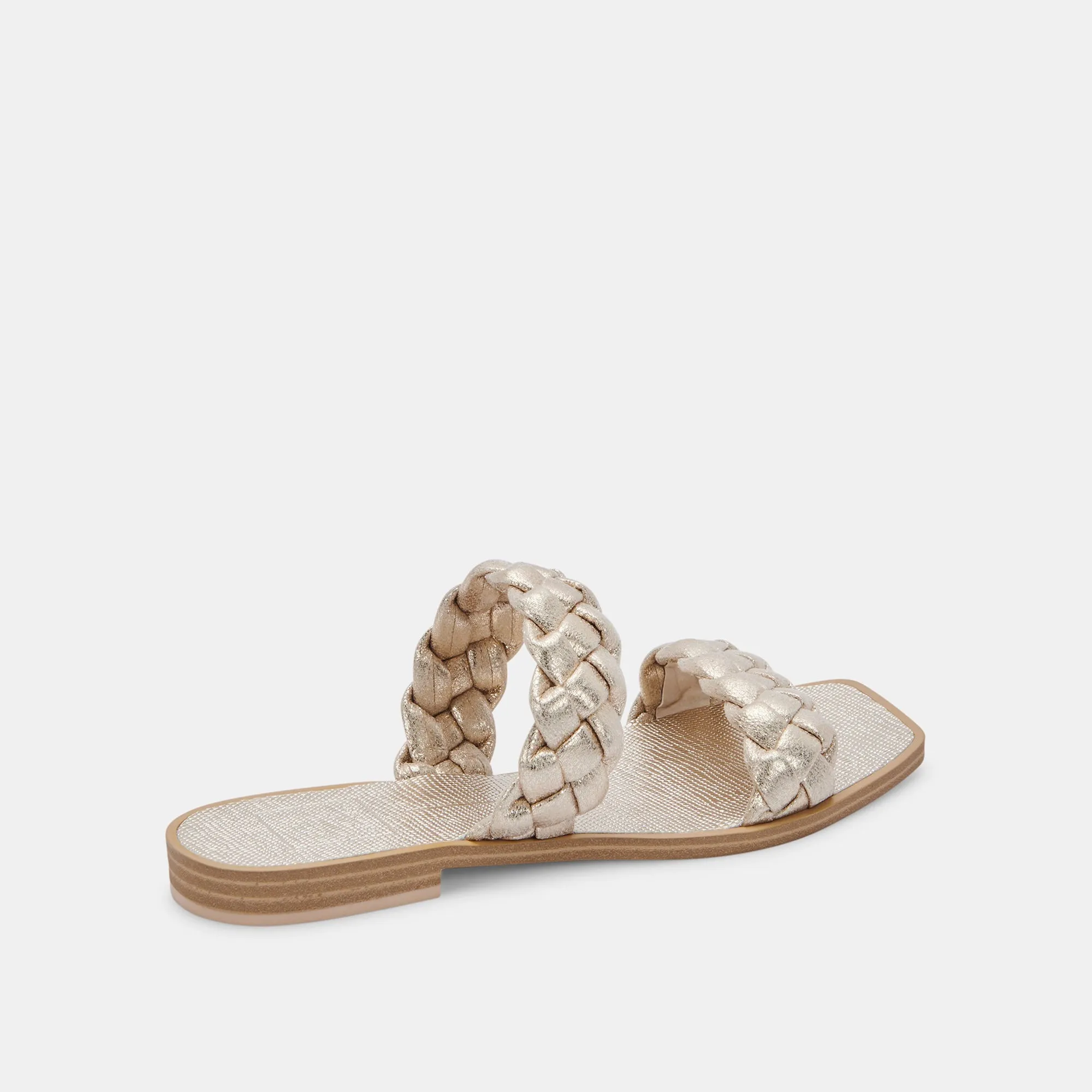 INDY SANDALS LIGHT GOLD METALLIC STELLA - re:vita