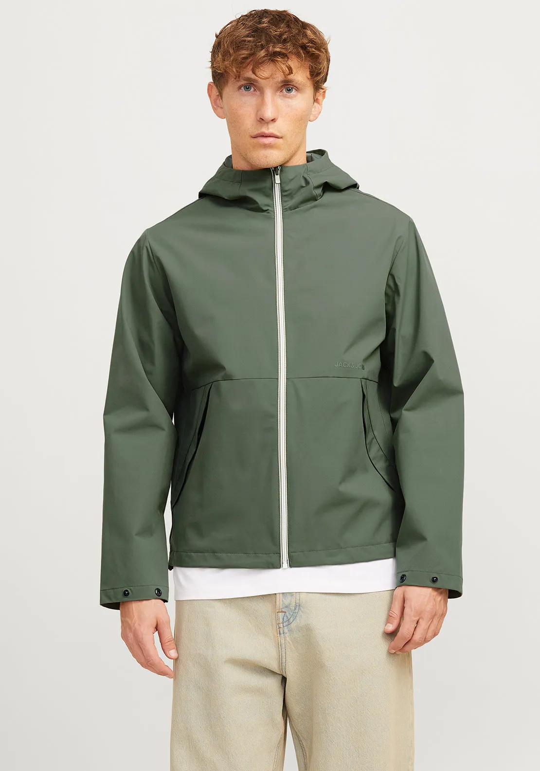 Jack & Jones Adam Water Resistant Jacket, Agave Green