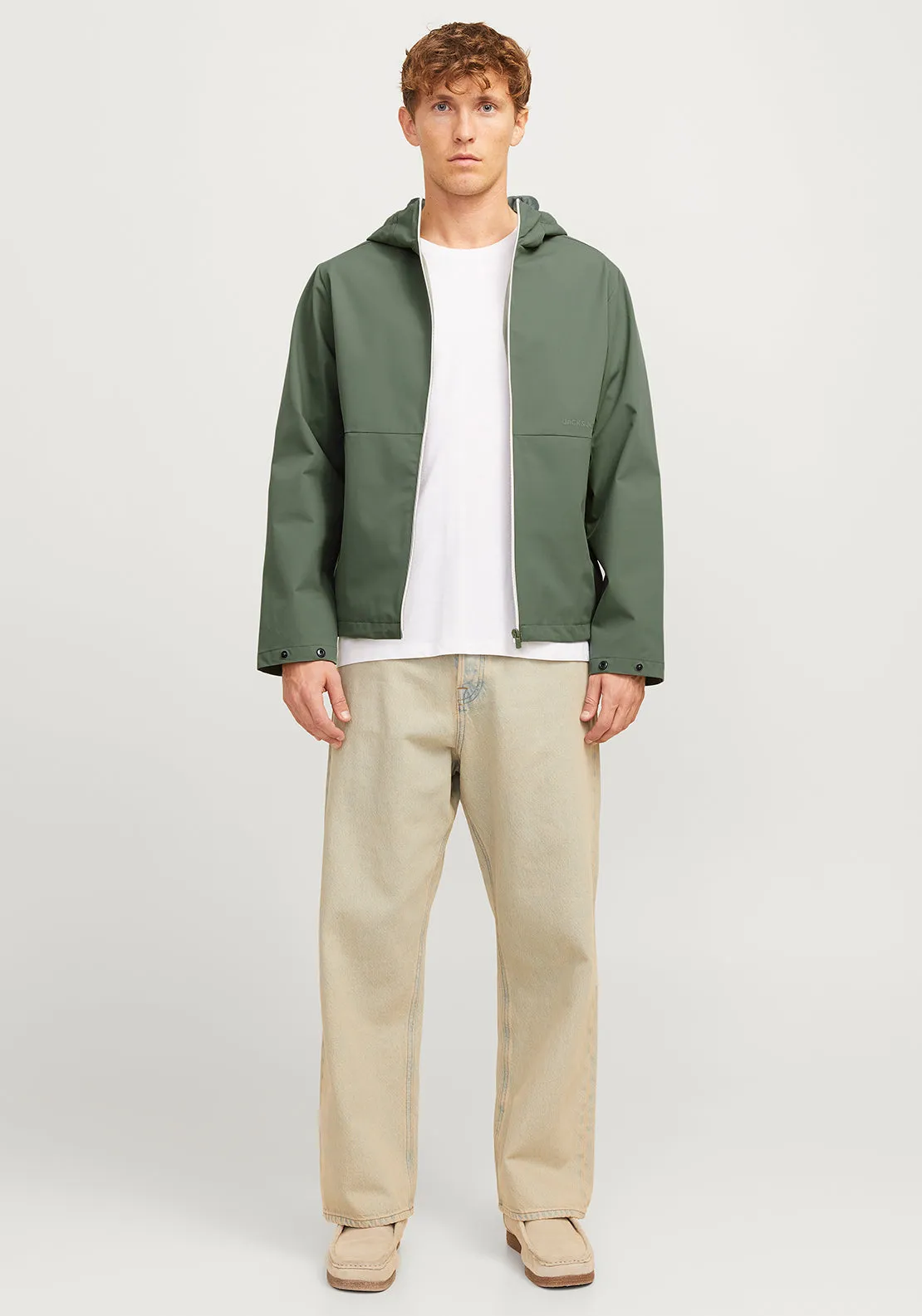 Jack & Jones Adam Water Resistant Jacket, Agave Green