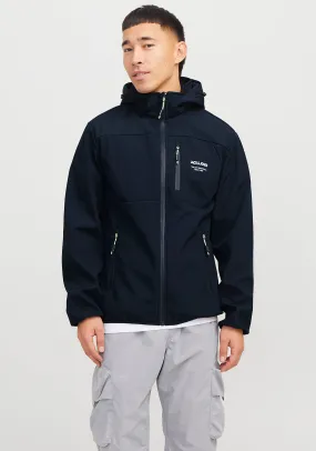 Jack & Jones Theo Softshell Jacket, Navy