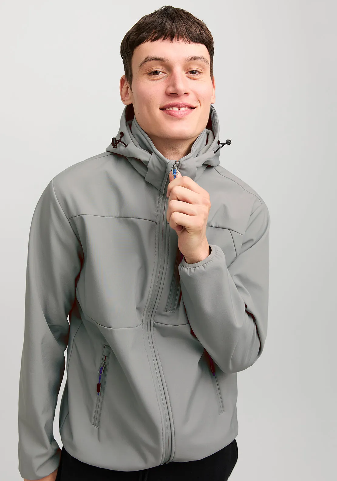 Jack & Jones Theo Softshell Jacket, Ultimate Grey