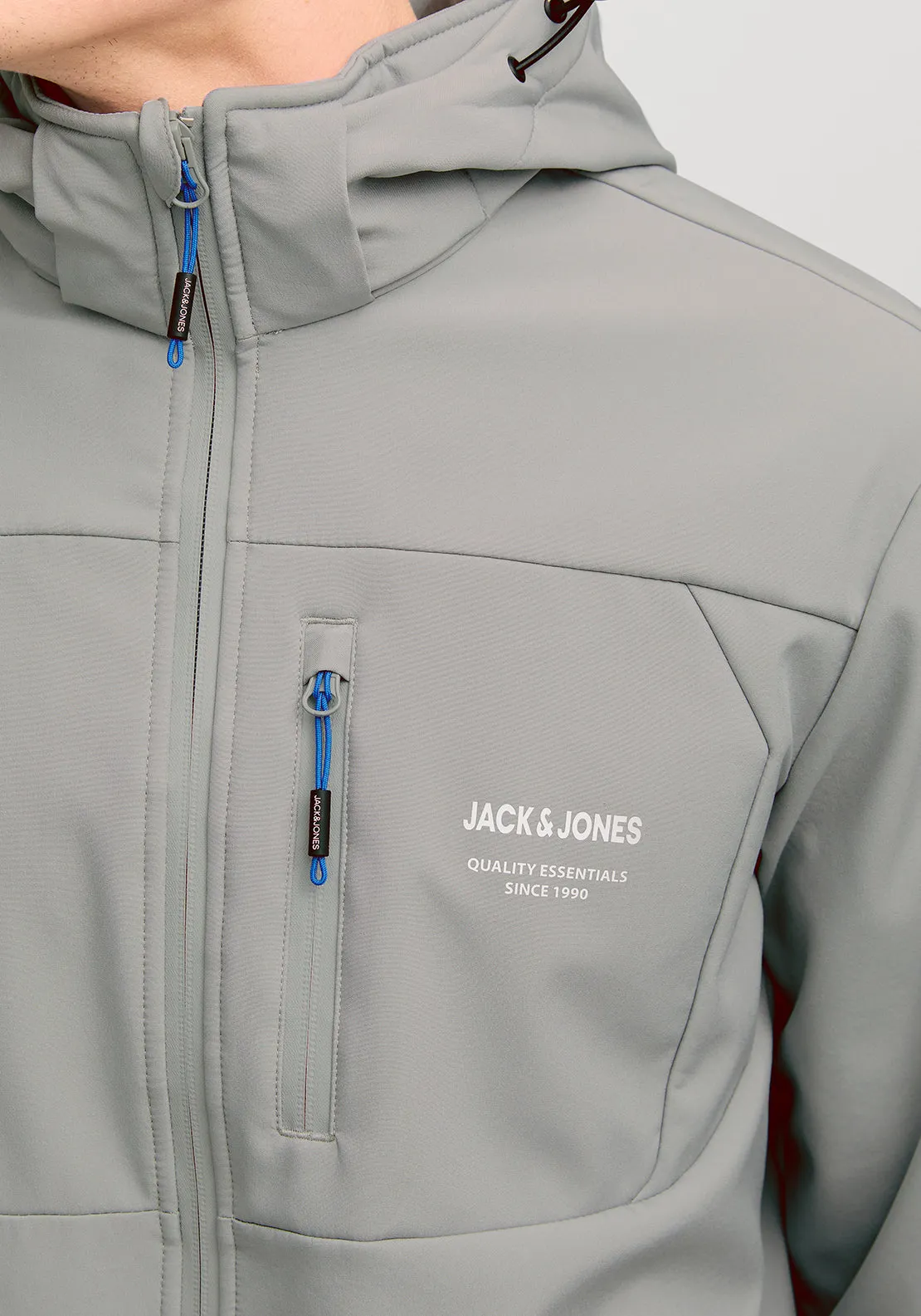 Jack & Jones Theo Softshell Jacket, Ultimate Grey