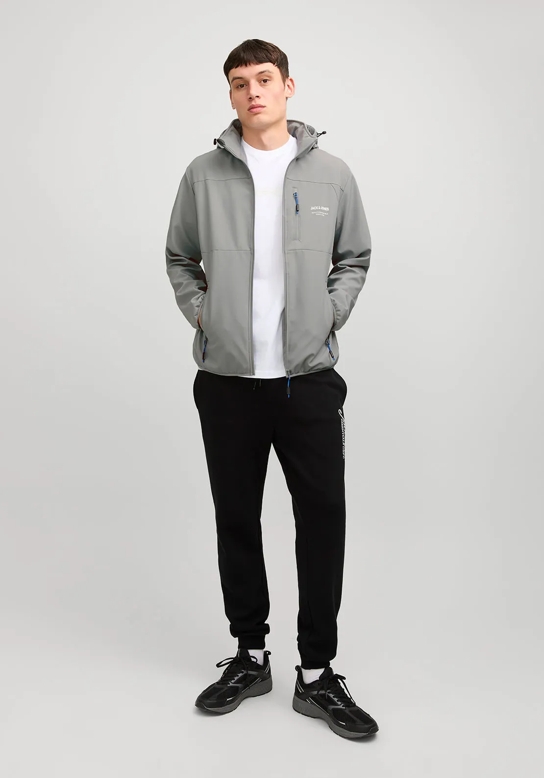 Jack & Jones Theo Softshell Jacket, Ultimate Grey