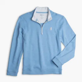 Johnnie O Watson Jr 1 4 Zip Pullover Sweatshirt JBKO1130 Laguna Blue