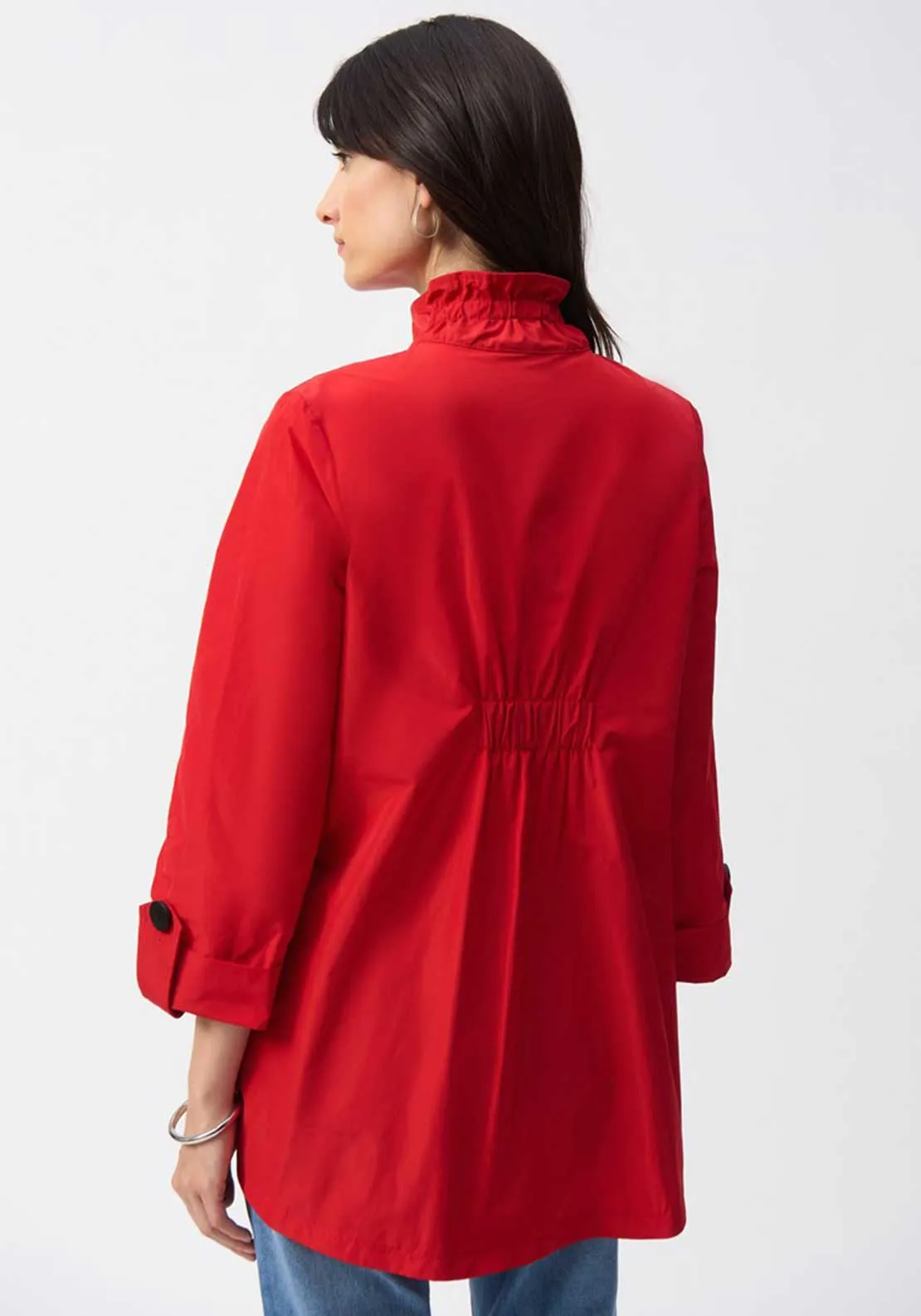 Joseph Ribkoff Memory Trapeze Jacket, Red