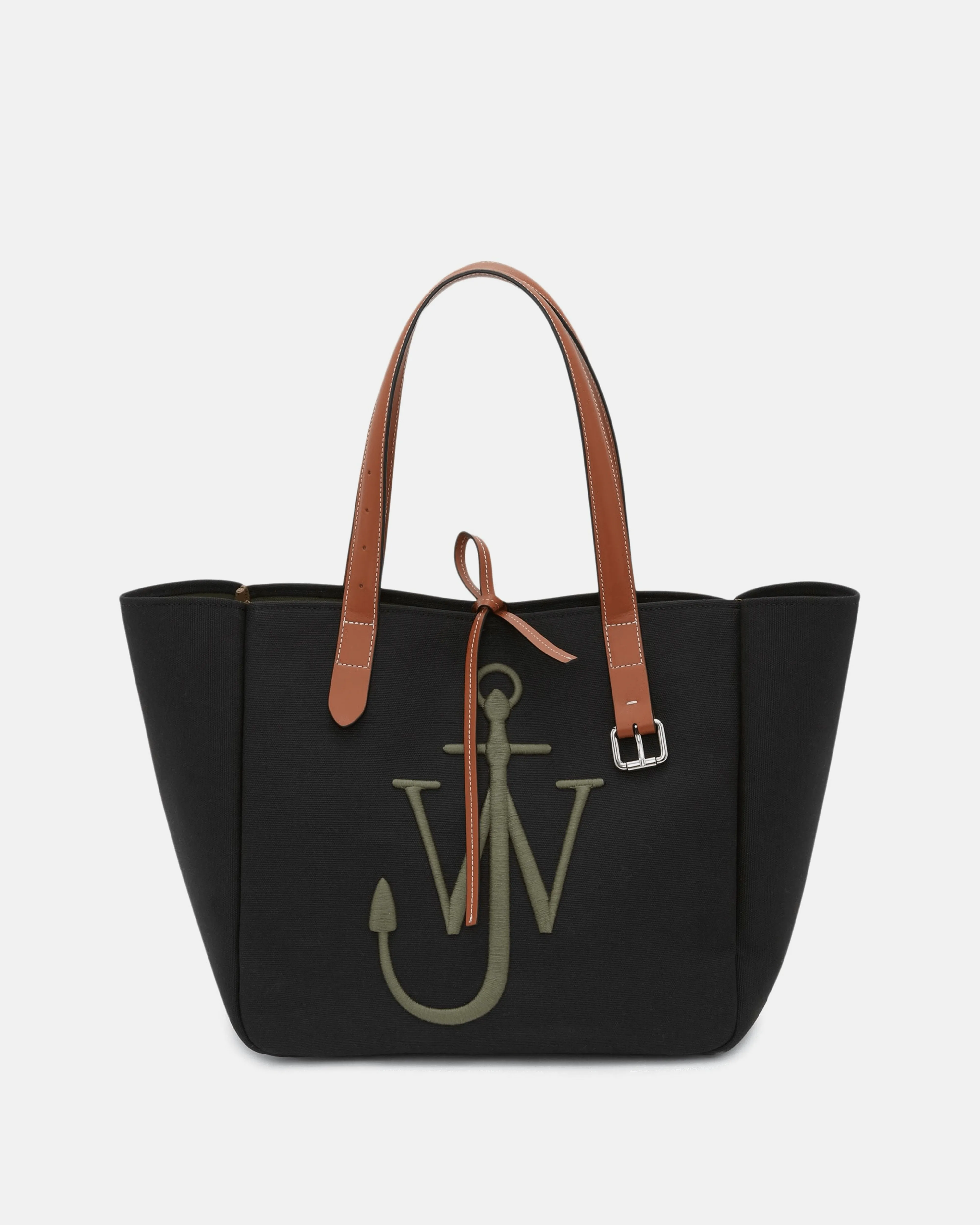 JW Anderson Recycled Canvas Belt Tote in Black