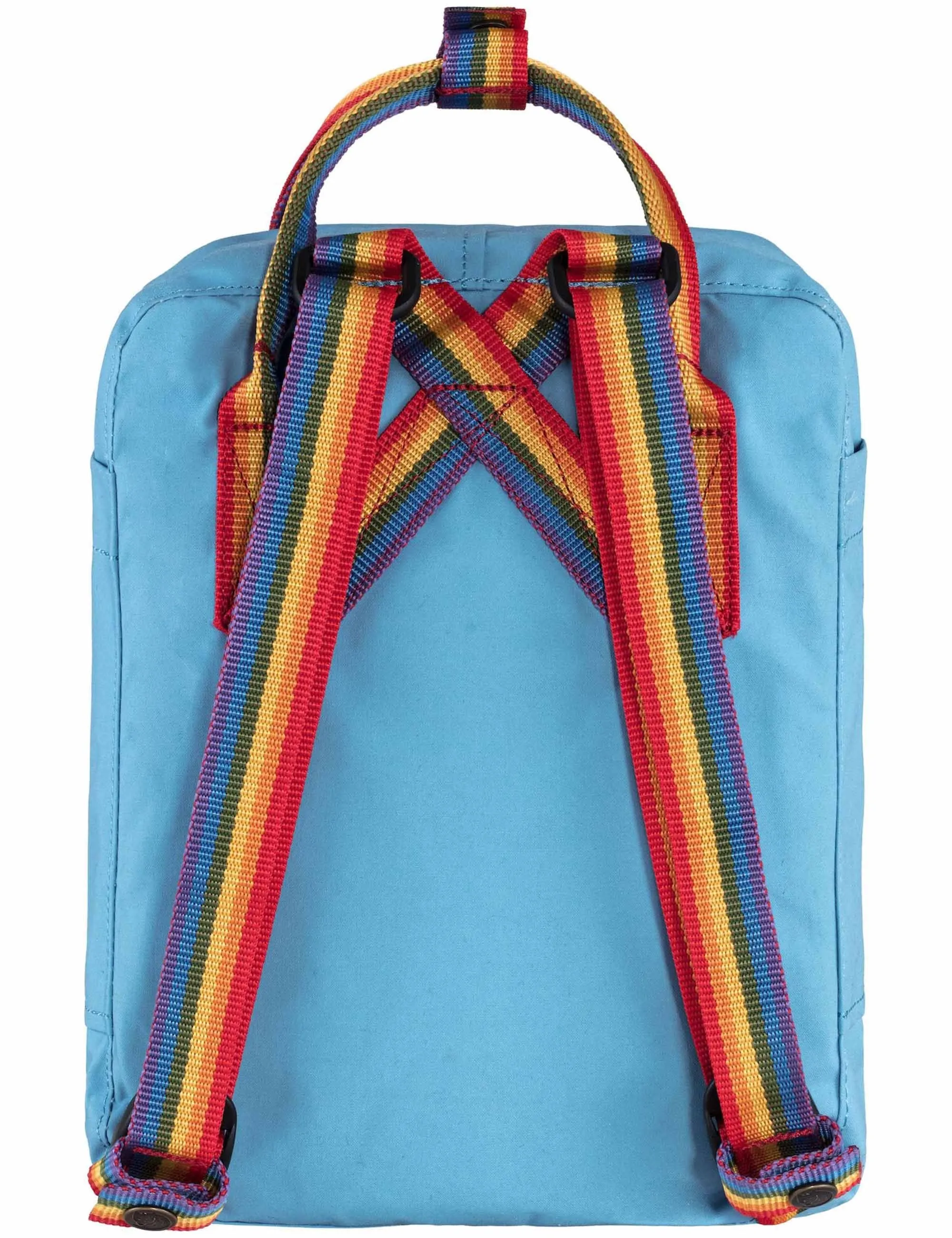 Kanken Mini Rainbow Backpack - Air Blue-Rainbow Pattern