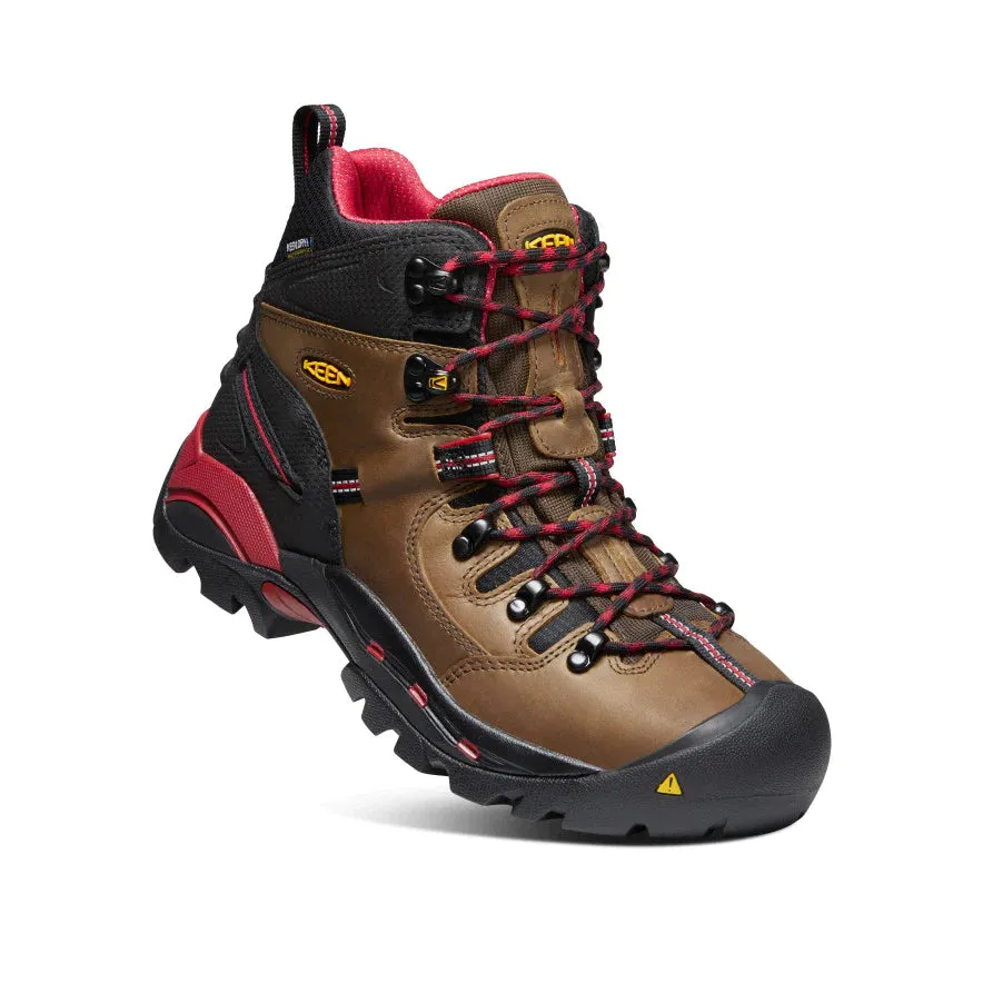 Keen Men's Pittsburgh 6 Waterproof Boot (Steel Toe) 10EE Bison