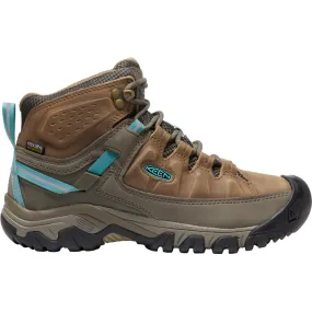 Keen Women's Targhee III 3 Mid Waterproof Boot in Toasted Coconut Porcelain