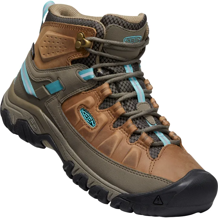 Keen Women's Targhee III 3 Mid Waterproof Boot in Toasted Coconut Porcelain