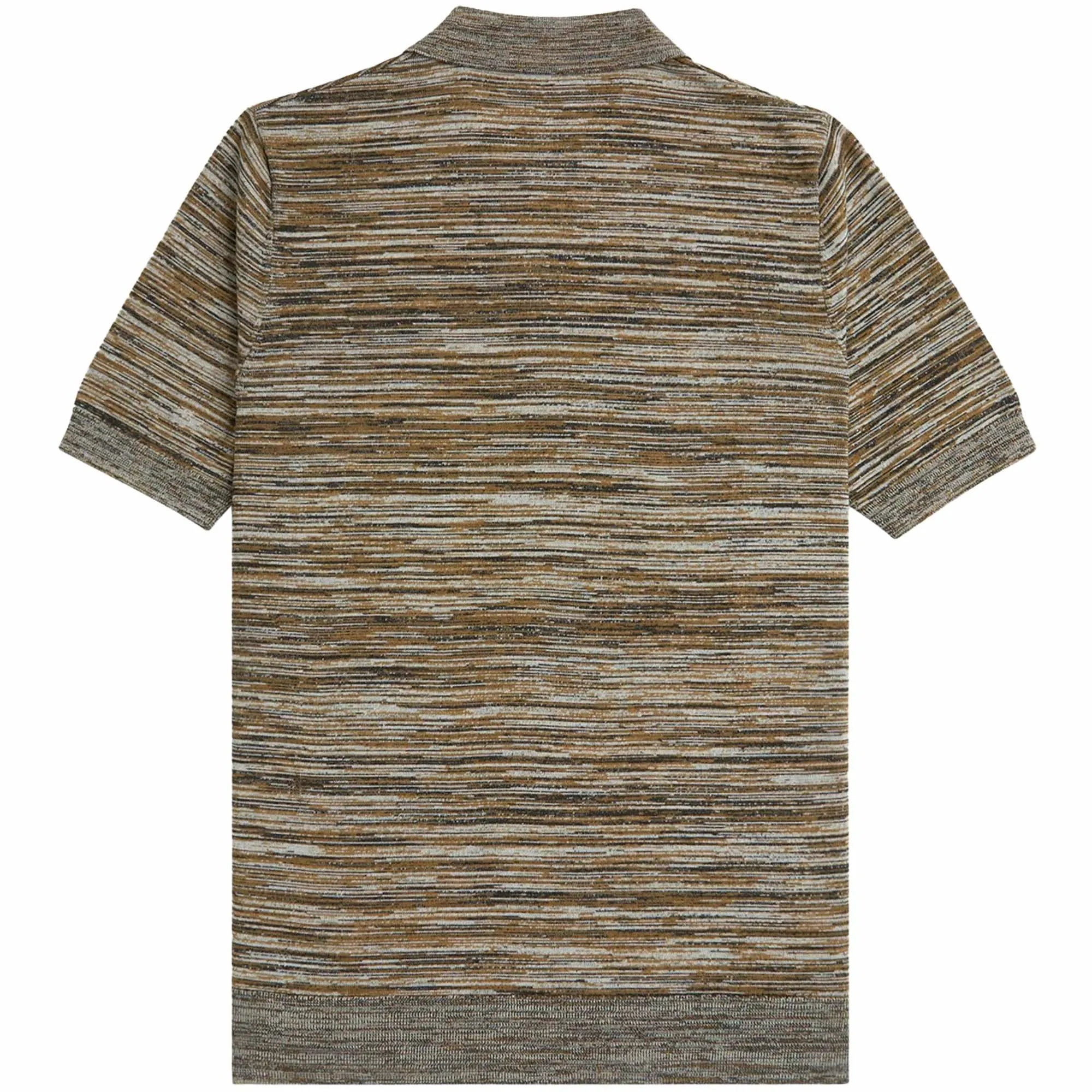 Knitted Polo Shirt - Shaded Stone