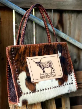 KurtMen Custom West 20 Brand Your Own Cattle Patch Wide Box Tote