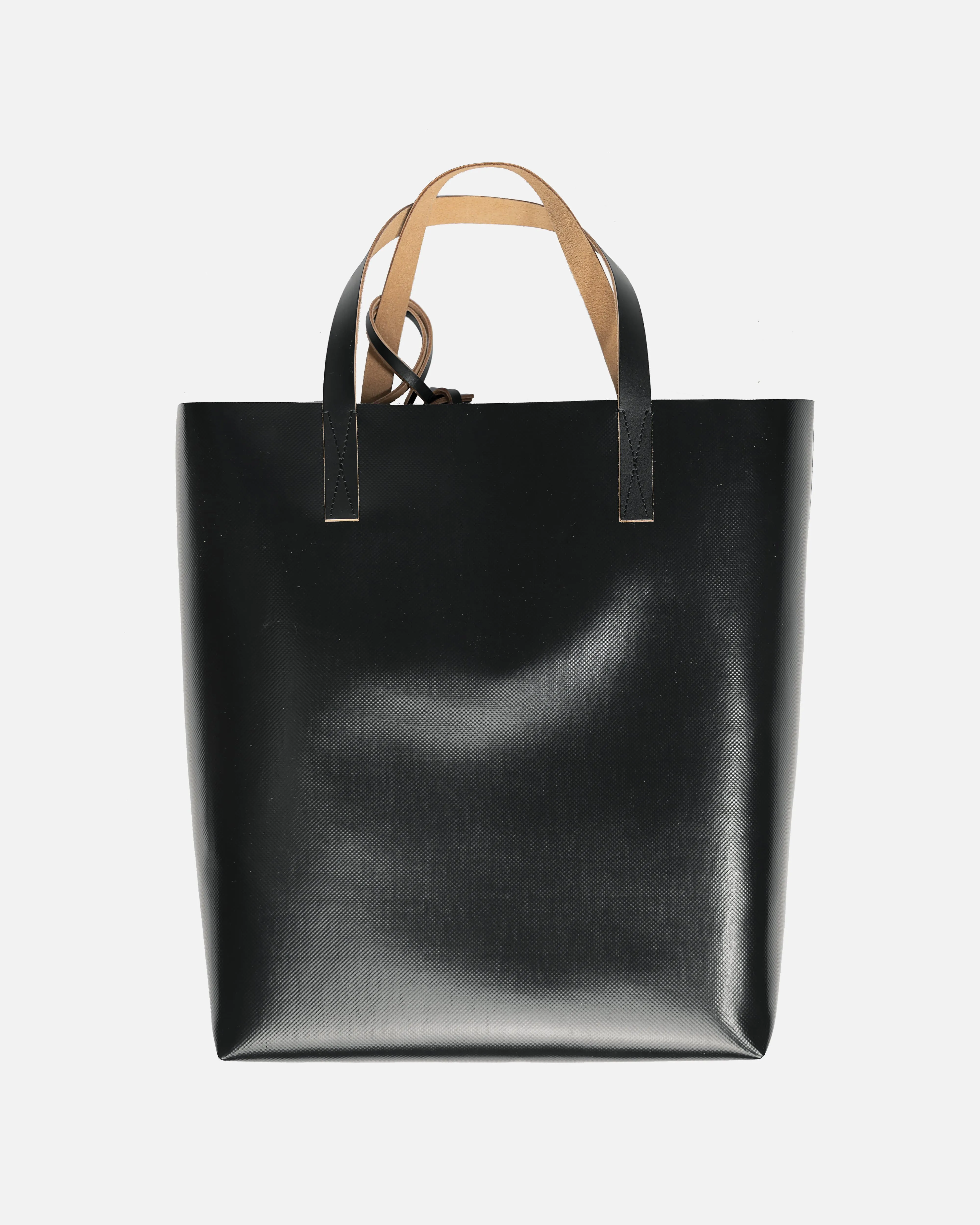 Marni Tribeca Swirl PVC Tote in Black