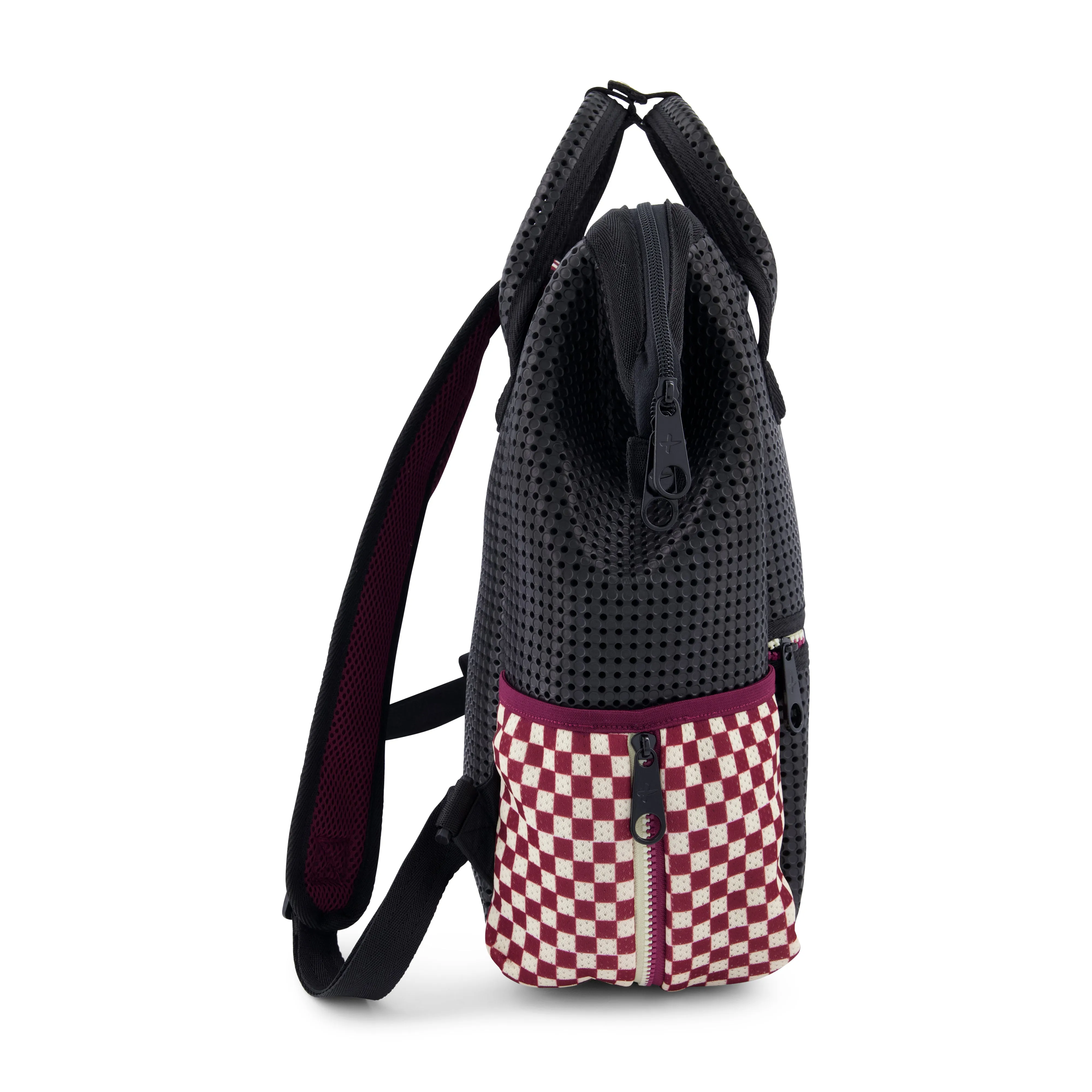 Master Short Backpack Checkered Brick