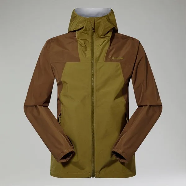 Men's Deluge Pro 3.0 Waterproof Jacket - Green/Brown