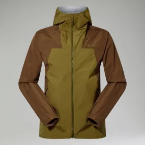 Men's Deluge Pro 3.0 Waterproof Jacket - Green/Brown