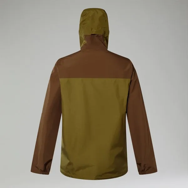 Men's Deluge Pro 3.0 Waterproof Jacket - Green/Brown