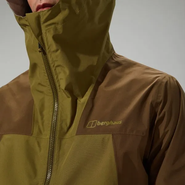 Men's Deluge Pro 3.0 Waterproof Jacket - Green/Brown