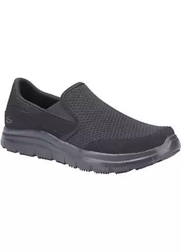 Mens Black Flex Advantage - Mcallen SR Trainers by Skechers | Look Again