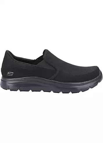 Mens Black Flex Advantage - Mcallen SR Trainers by Skechers | Look Again