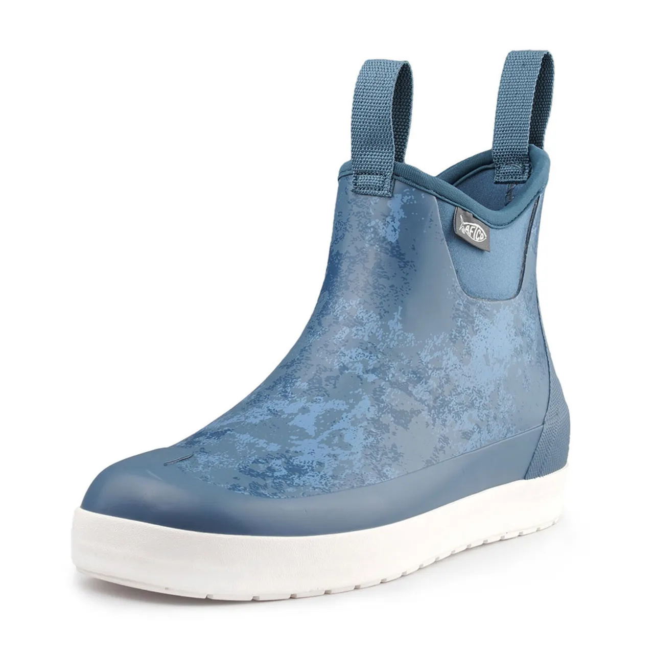 Men's AFTCO Ankle Deck Boot - Blue Acid Camo