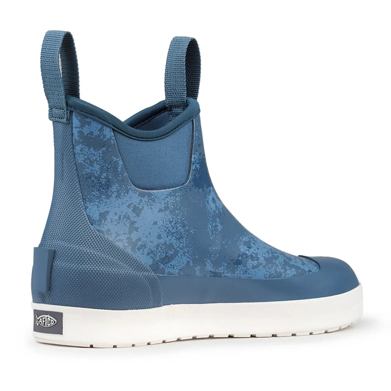 Men's AFTCO Ankle Deck Boot - Blue Acid Camo