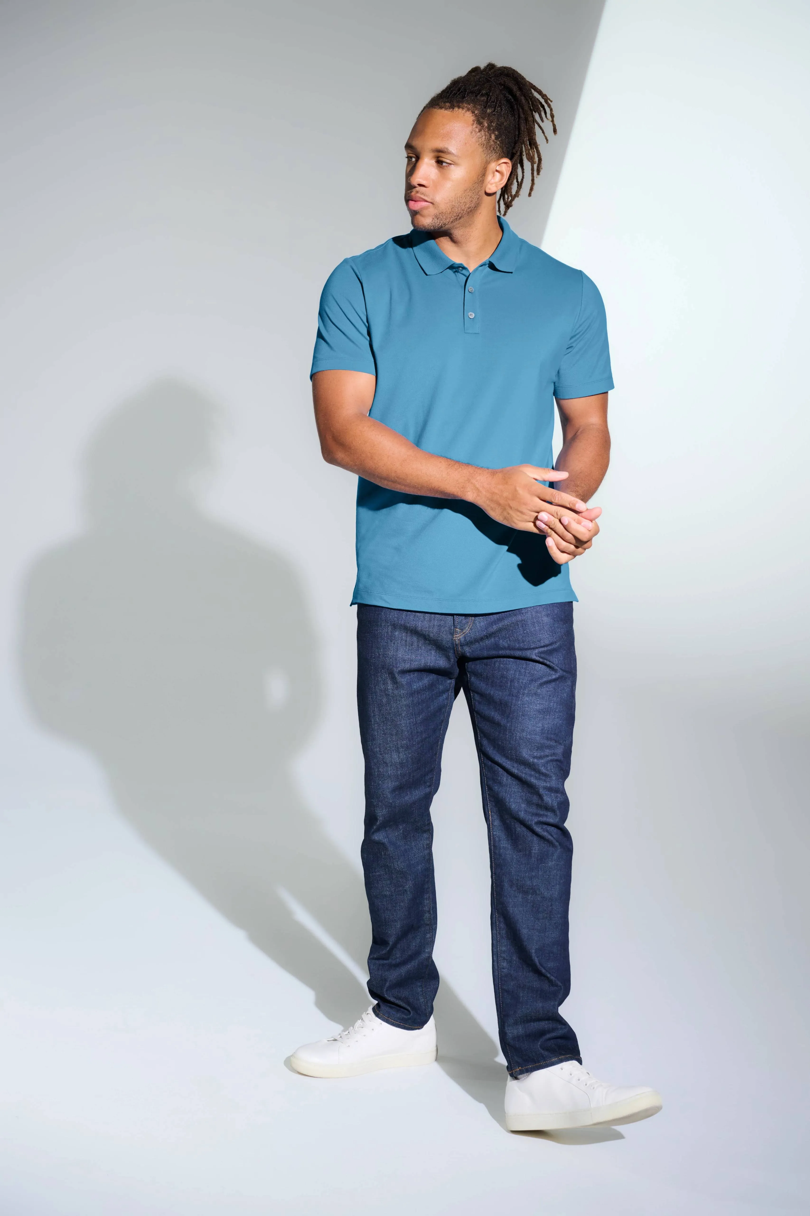 Mercer+Mettle Stretch Pique Polo