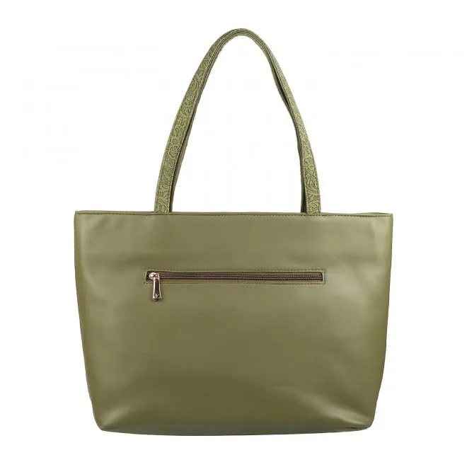 Mochi Women Green Hand Bags Tote bag