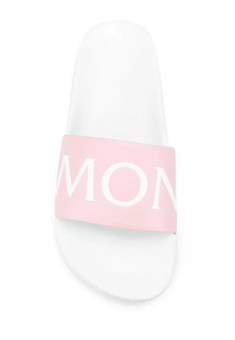 Moncler Moncler "Joleen" Women's Flip Flops in White/Pink