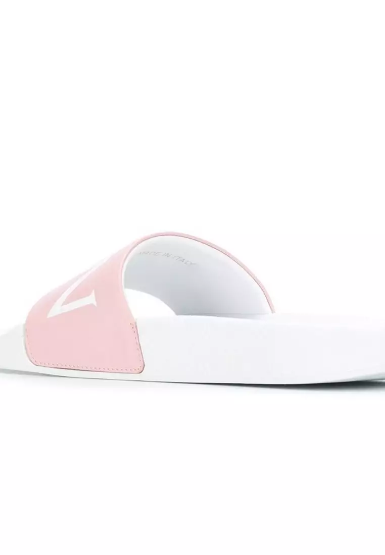 Moncler Moncler "Joleen" Women's Flip Flops in White/Pink