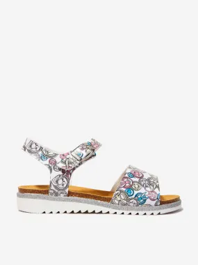 Monnalisa Girls Faux Leather Lola Bunny Sandals