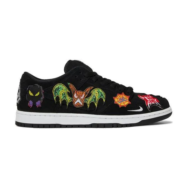 Neckface x Nike Dunk Low Pro SB (Black/ White/ Multi-Col...